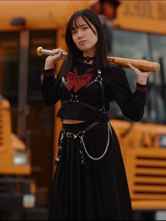 off brand Tops - Black Sailor School Uniform (w/o harnesses)